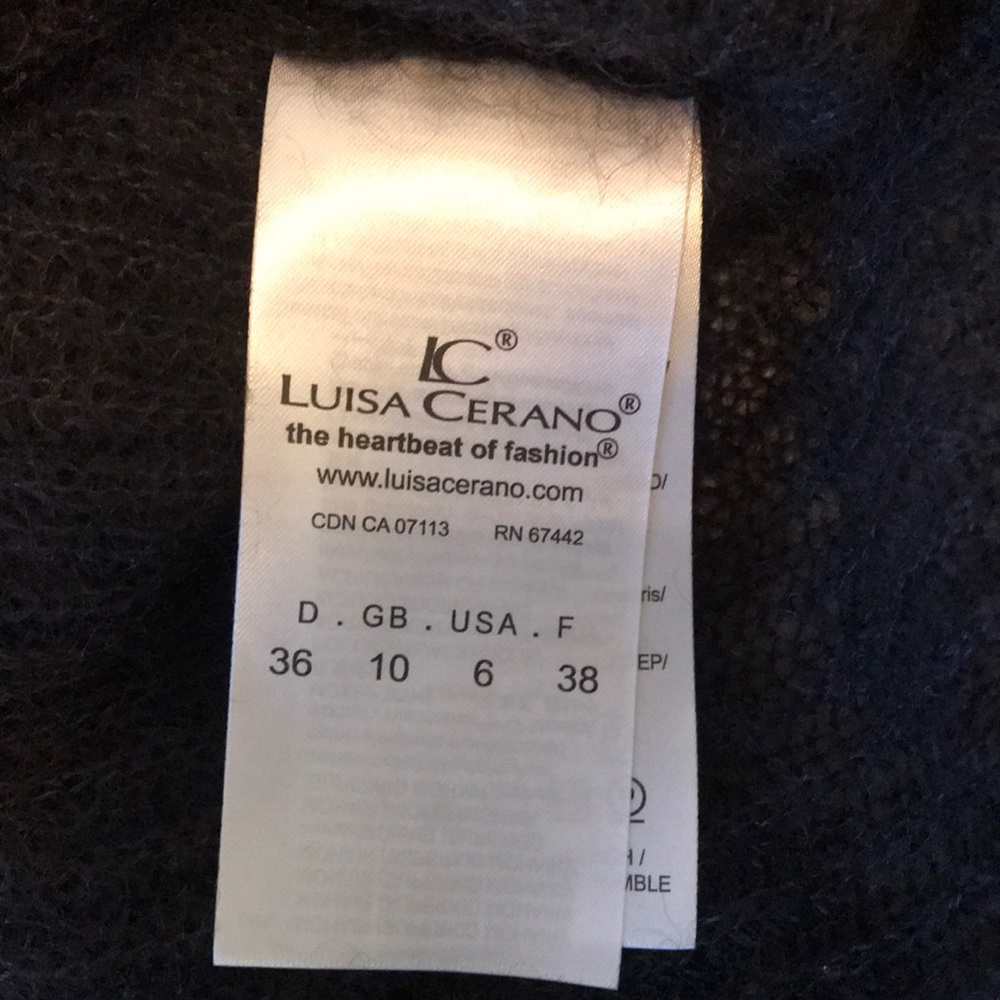 Slouchy Black Hooded Sweater - Picture 5 of 5